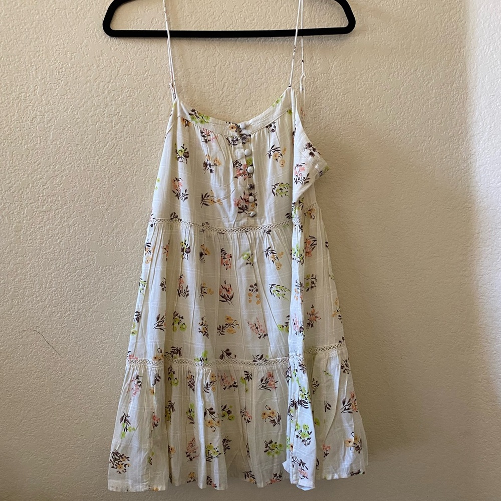 Off-White Floral Urban Outfitters Dress Size M
